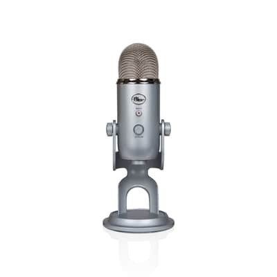 Blue Microphones Yeti USB Microphone (Silver) Creator's Bundle with Knox Gear Pop Filter image 2