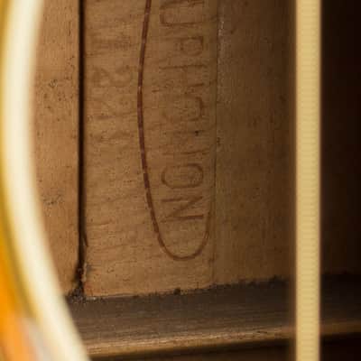 Euphonon Dreadnought Acoustic Guitar, made by Larson Brothers, c. 1938, period hard shell case. image 10
