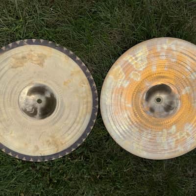 Zildjian 14" A Custom Mastersound Hi-Hat Cymbals (Pair) 1999 - Present - Brilliant image 3