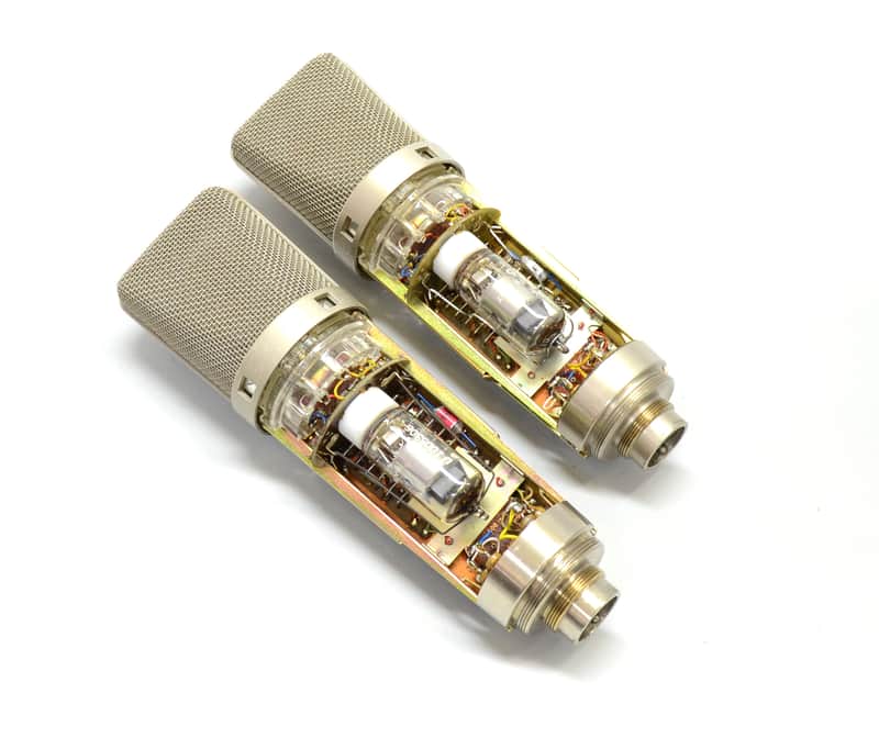 Neumann U 67 Large Diaphragm Multipattern Tube Condenser Microphone Pair image 3