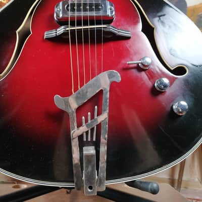 MUSIMA 1655 В Vintage Elecric GUITAR RARE USSR Hollow Semi body image 7