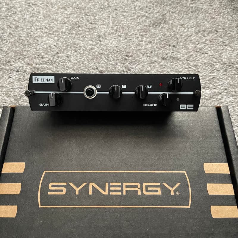 2023 – Present Synergy Friedman BE preamp Black