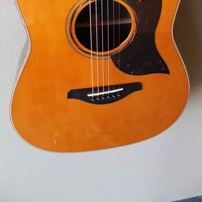 Brand New Yamaha A3R ARE Dreadnought Cutaway Acoustic/Electric Guitar - Vintage Natural image 5