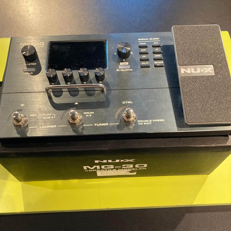 NuX MG-30 Versatile Modeling Guitar Processor 2021 - Black image 1