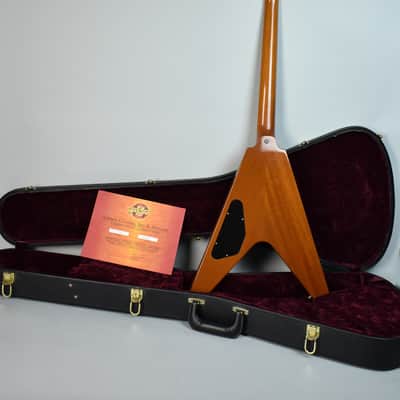 2014 Gibson Custom Shop L.E Flying V Standard Goldtop Electric Guitar w/OHSC image 3
