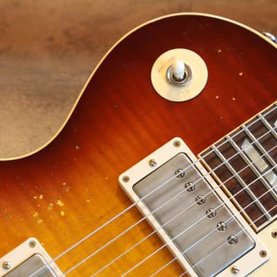 Unplayed! 2021 Custom Shop Murphy Lab '59 Les Paul Standard Reissue Electric Guitar Heavy Aged Slow Iced Tea Fade + COA OHSC image 3