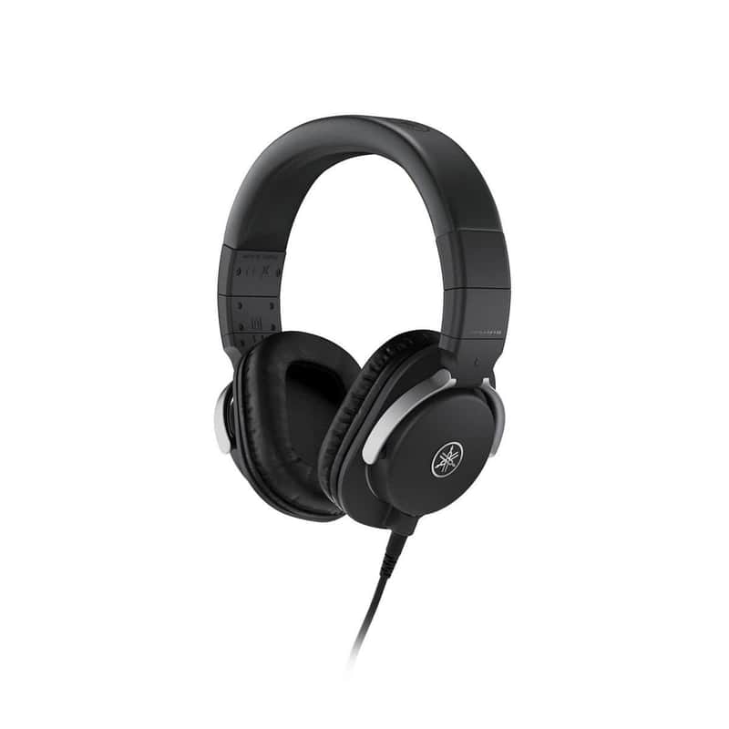 Yamaha HPH-MT8 | Over Ear Closed Back Studio Monitor Headphones Black image 1