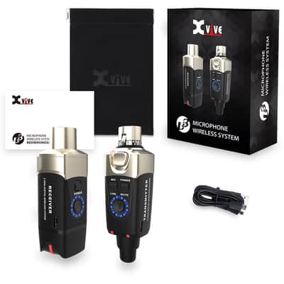 XVIVE U3C BK Microphone Wireless System Black Digitales Drahtlos-Mikrofon-Transceiver System image 4
