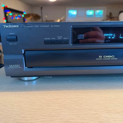 Technics SL-PD647 5 Disc CD Changer Player MASH  *FULLY SERVICED * Sounds Great! image 5
