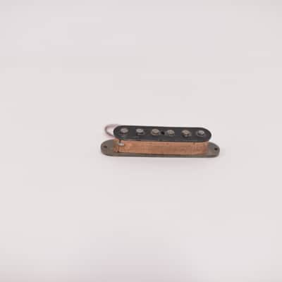 1979 Vintage Fender Stratocaster Bridge Pickup Gray-Bottom Flat-Pole 5.63K Electric Guitar 1970's image 2