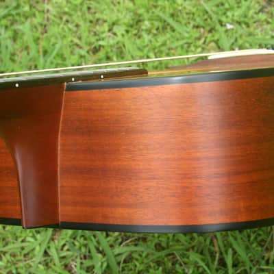 1990 Yairi semi-dreadnought size Acoustic Guitar 40-LO - Natural+Martin Hard Case image 10