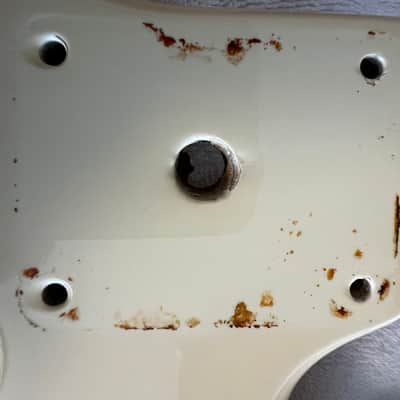 Fender Squire loaded body 1980’s - Olympic white image 10