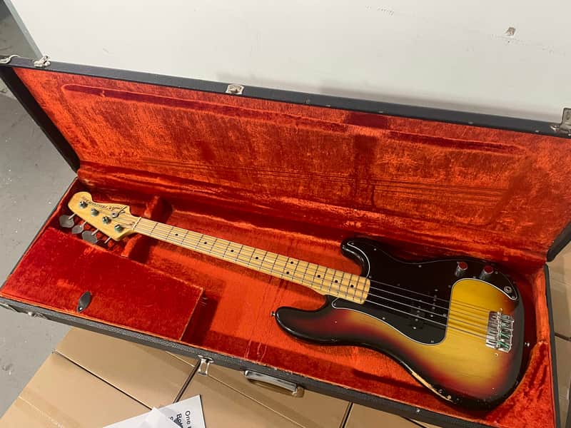 Fender Precision Bass PBass 1975 - Sunburst image 1