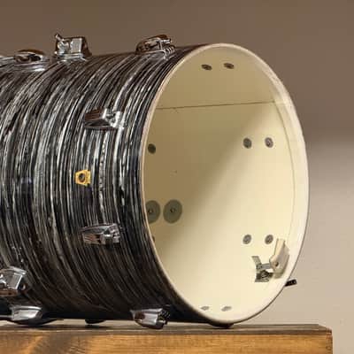1966 Ludwig Oyster Black Pearl 16x16" Floor Tom image 16