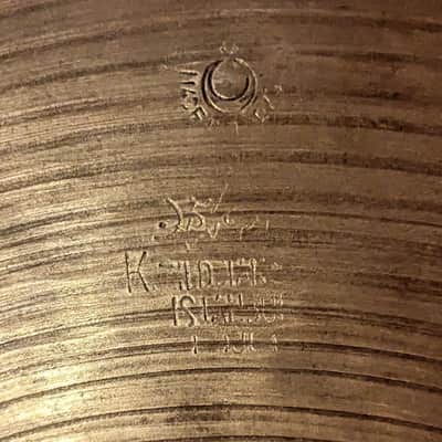 15" intermediate stamp (1959-1966) istanbul k. zildjian hi-hats image 3