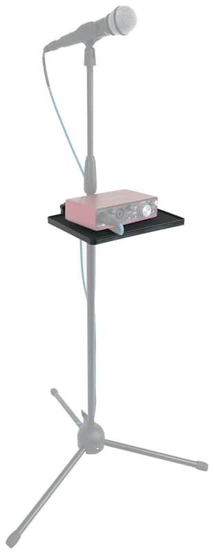 Rockville MTRAY Clamp-On Tray Utility Shelf For Any Mic Stand (9.7" x 7.3") image 1