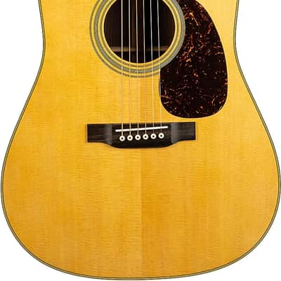 Martin D-28 Standard Dreadnought Acoustic Guitar (2025), Solid Spruce Top, Natural Satin image 1