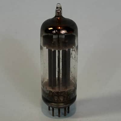 1950s General Electric 6CG7 6FQ7 Vintage Gray Plate Halo Getter Tube! T436 image 4