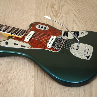 1966 Fender Jaguar Vintage Offset Electric Guitar Sherwood Green w/ohc image 10