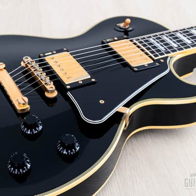 1990 Burny RLC-70 ‘60 Model Vintage Black Beauty Custom w/ VH-1 Pickups, Fernandes Japan image 6