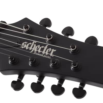 Schecter PT-7 Electric Guitar. MS Black Ops Satin Black Open Pore image 8