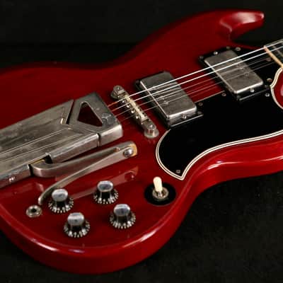 Gibson SG Standard Tenor Guitar 1963 Cherry image 4