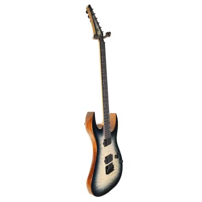 Spira S-500 QGY E 500 Series Double Cutaway Mahogany Quilted Maple Top Canadian Roasted Maple Neck 6-String Electric Guitar image 7