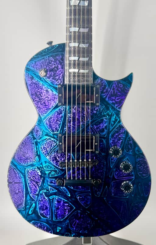 ESP USA Custom Shop Eclipse - Ghost Flame Serial#: US25655 image 1
