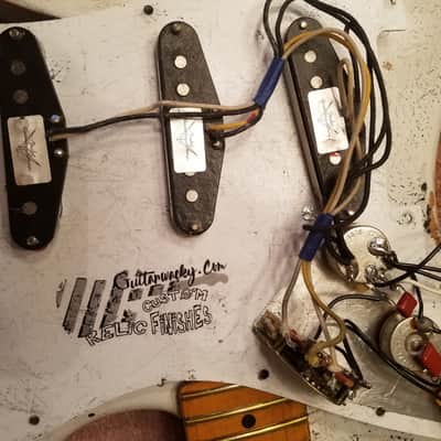 American Fender Stratocaster Nitro Faded White Heavy Relic Custom Shop Fat 50's Pickups image 25