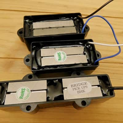 G.M. Split Coil PJ Bass Rail pickups Alnico 5 image 7