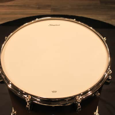 Slingerland Radio King 3-pcs Black and Gold Lacquer Drum Set (22-13-16) - Used! image 9