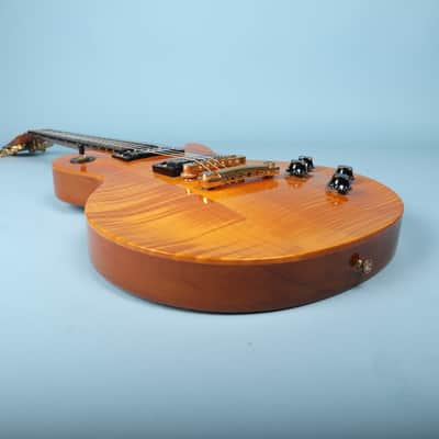 1992 Gibson Les Paul Lite Amber Flamed Electric Guitar image 11