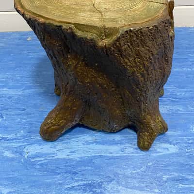 Tree stump garden hi fi speaker passive image 2