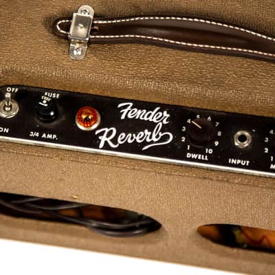 Fender Concert Amp With Fender Reverb Tank Owned by Brian Setzer image 20