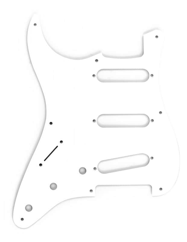 Fender 005-3813-000 American Vintage '57 Stratocaster Left-Handed 8-Hole Pickguard 3-Ply image 1