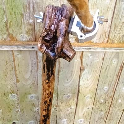 Hand Crafted, Forest Wood, (Possibly Enchanted) Microphone Stand image 4
