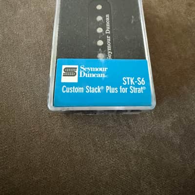 Seymour Duncan STK-S6 Custom Stack Plus Strat Pickup 2010s - Black image 1