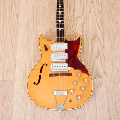 1960s Kay Pro P-3 Thinline Doublecut Vintage Guitar Barney Kessel Kleenex Box w/ Case, Swingmaster image 2