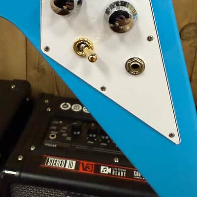 Epiphone Flying V '70s (Modded) 2026 - Present - Maui Blue image 6