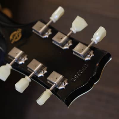 2000 Gibson Custom Shop 68 Authentic Les Paul Custom Electric Guitar Black Ebony w/ Nickel Hardware + OHSC image 21