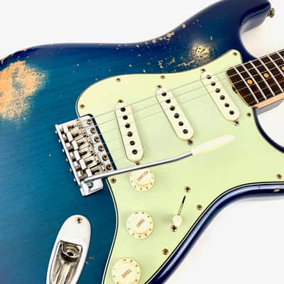 Fender Stratocaster 64 L-Series Heavy Relic Custom Shop 2025 Blue Burst image 7