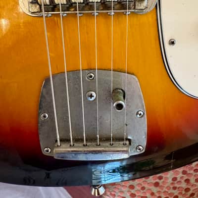 Vintage Univox Hi-Flier Phase III Sunburst MIJ Kurt Cobain Nirvana All Original image 10