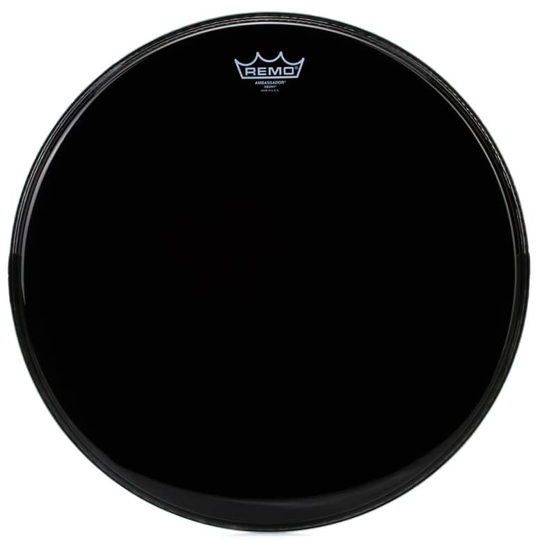 Remo Ambassador Ebony Drumhead - 18 inch (3-pack) Bundle image 1