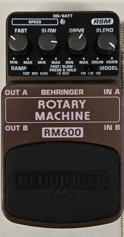 Behringer RM600 Rotary Machine Guitar Effects Pedal Tested image 1