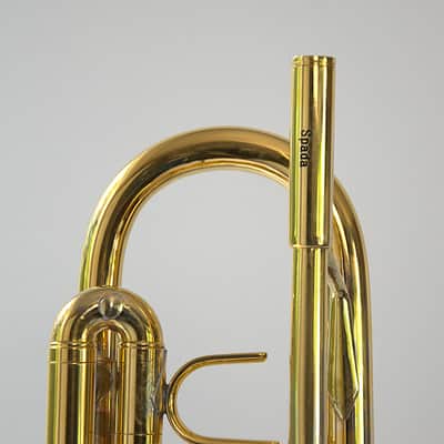 VERY RARE SPECIMEN BACH SPADA STRADIVARIUS EL Eb TRUMPET GOLD PLATED CONVERSION 236 image 17