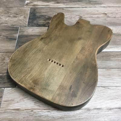 FRANCHIN Mars guitar body WESTERN Rustic Aged Relic natural finish Selected Alder T-Style Made in Italy - Stock piece #17751123 image 16