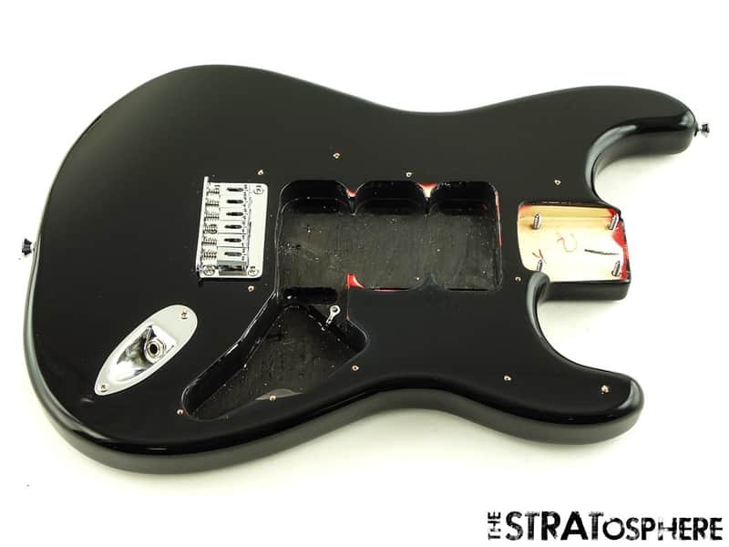 Fender Squier Sonic HT Stratocaster Strat BODY & HARDWARE, Hardtail Black image 1