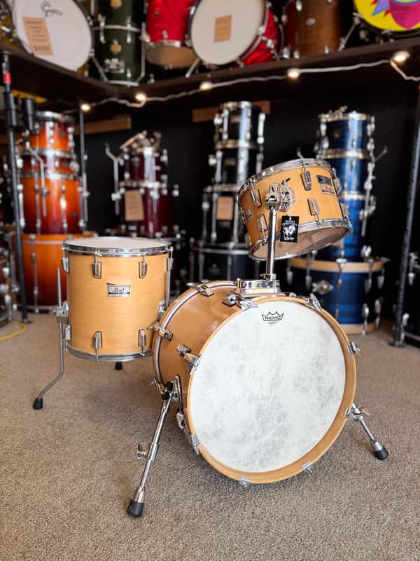 Pearl 12/14/18 World Series Drum Set - Natural Satin image 1