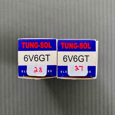 Tung-Sol 6V6GT Power Tubes Matched Pair image 3