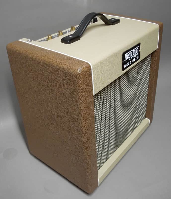 MegaTone Amps WEZO ME18 Compact Combo 2010 brown & cream image 1